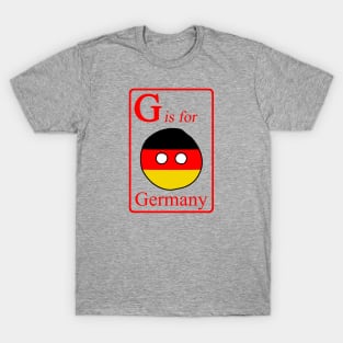 G is for Germanyball T-Shirt